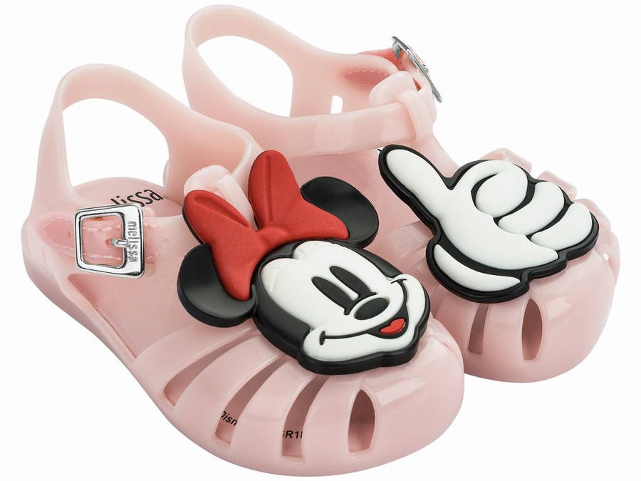 Sandalias Mini Melissa Aranha Disney Fun Minnie Bebe - Rosas - Argentina IUR-485279